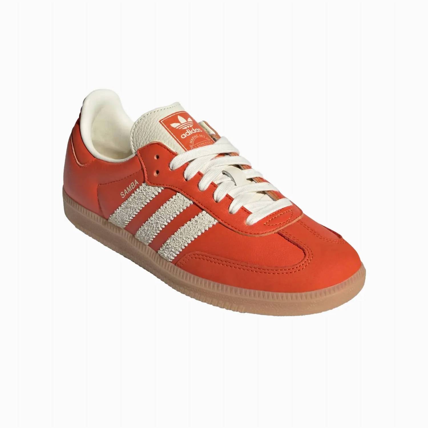 adidas Women's Samba Og Shoes in orange - women's sneaker - detail view