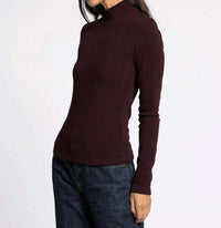 Weekend Los Angeles Eclipse Long-sleeve Top in dark brown - women's long sleeve top - view 4