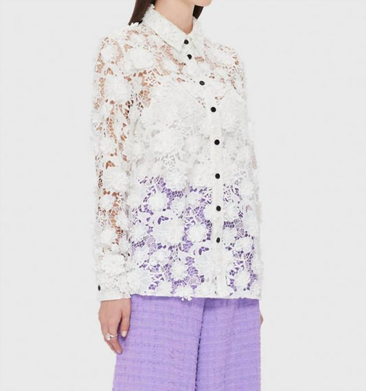 Leo Lin - Sabrina Lace Shirt