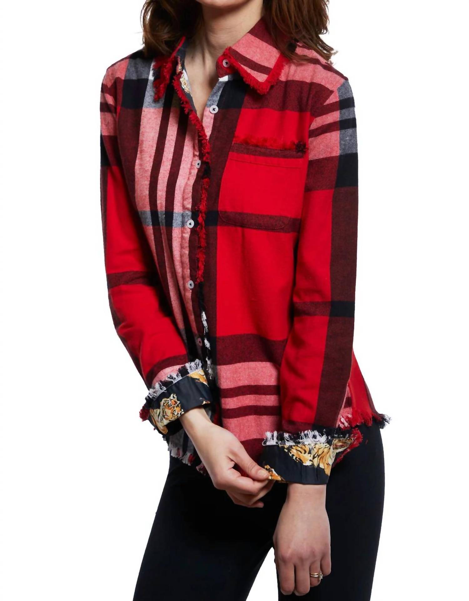 Dizzy-Lizzie - Cape Cod Tunic Fringe Bottom Shirt