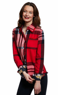 Dizzy-Lizzie - Cape Cod Tunic Fringe Bottom Shirt