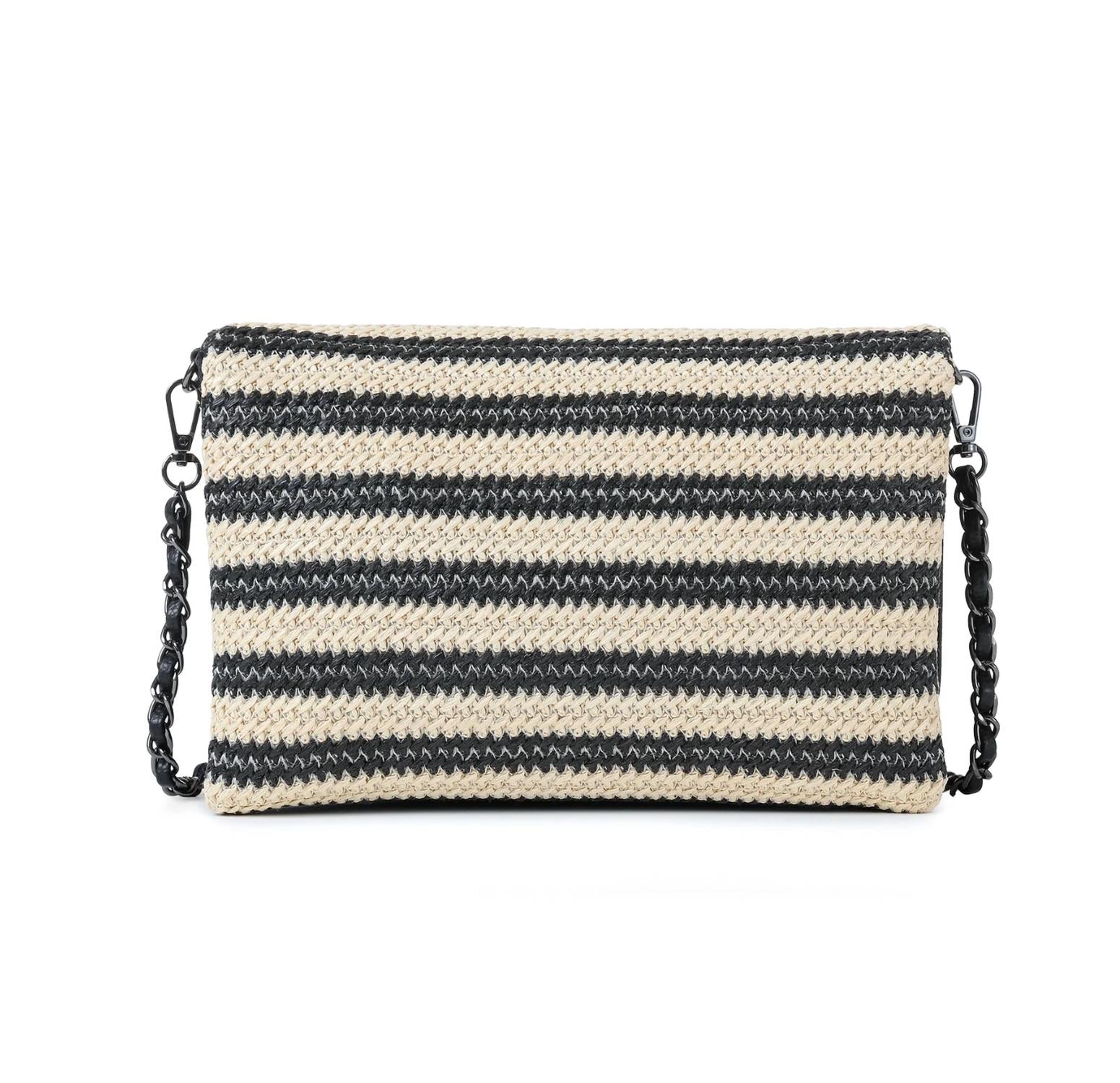 Haute Shore - Women's Lexi Raffia Crossbody Bag