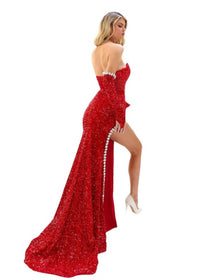 Jessica Angel - VELVET SEQUINS EVENING DRESS