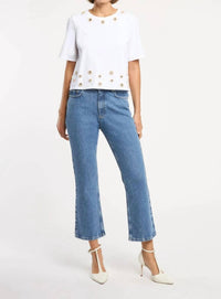 Cinq A Sept - Crochet Mirrors Bessy Tee