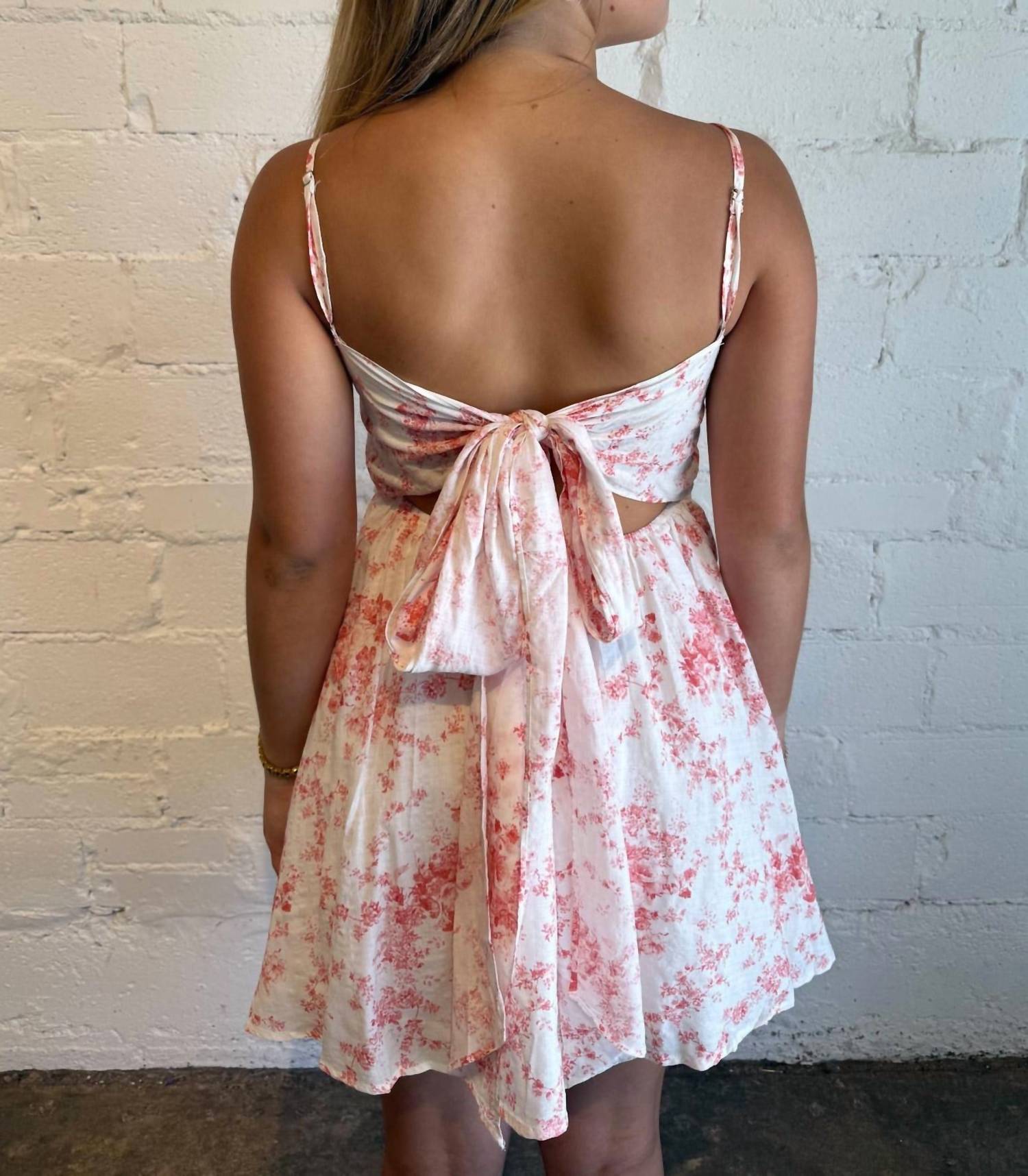 Sky To Moon - Sensation Tie Back Mini Dress