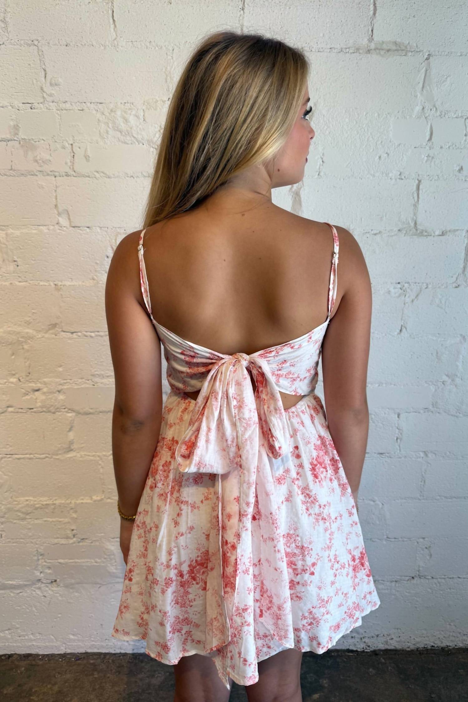 Sky To Moon - Sensation Tie Back Mini Dress