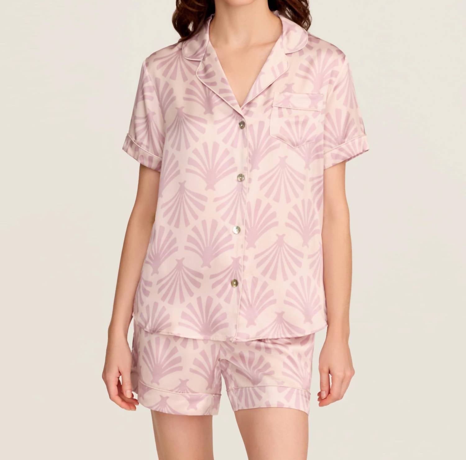 Petite Plume - Silk Short Sleeve Short Set