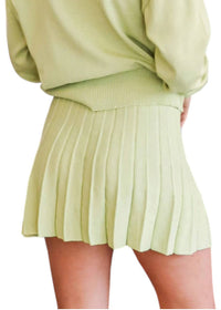 Bailey Rose - Pleated Mini Skirt