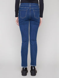 Charlie B - Bootcut Tulip Hem Stretch Denim Pants