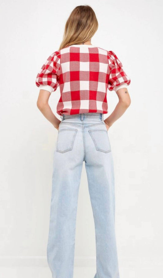 Endless Rose - Puffy Sleeve Top