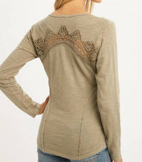 Mystree - Princess Line Lace Inset Top