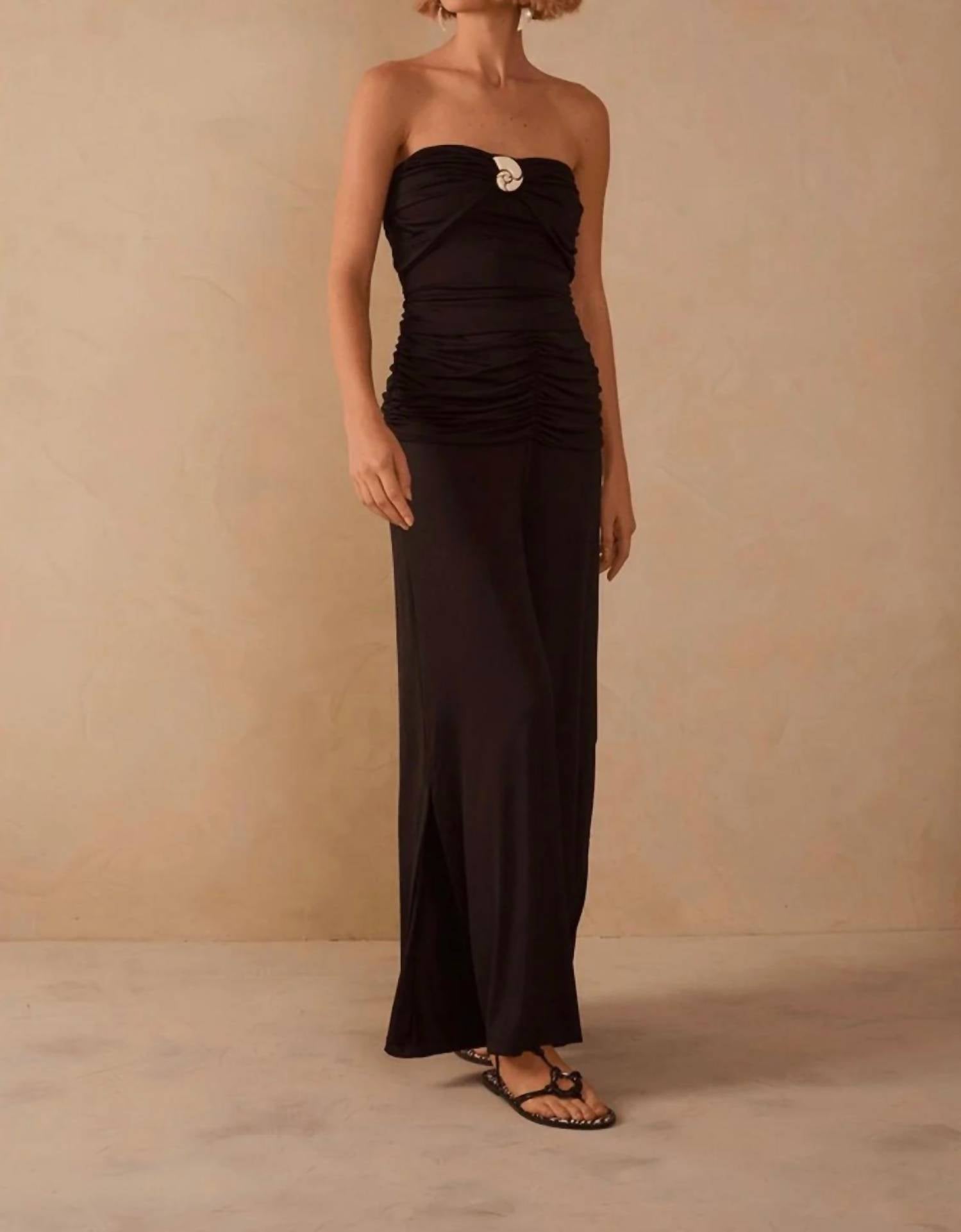 Dress To - Shell Detail Strapless Top