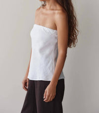 Donni. - Linen Tube Top