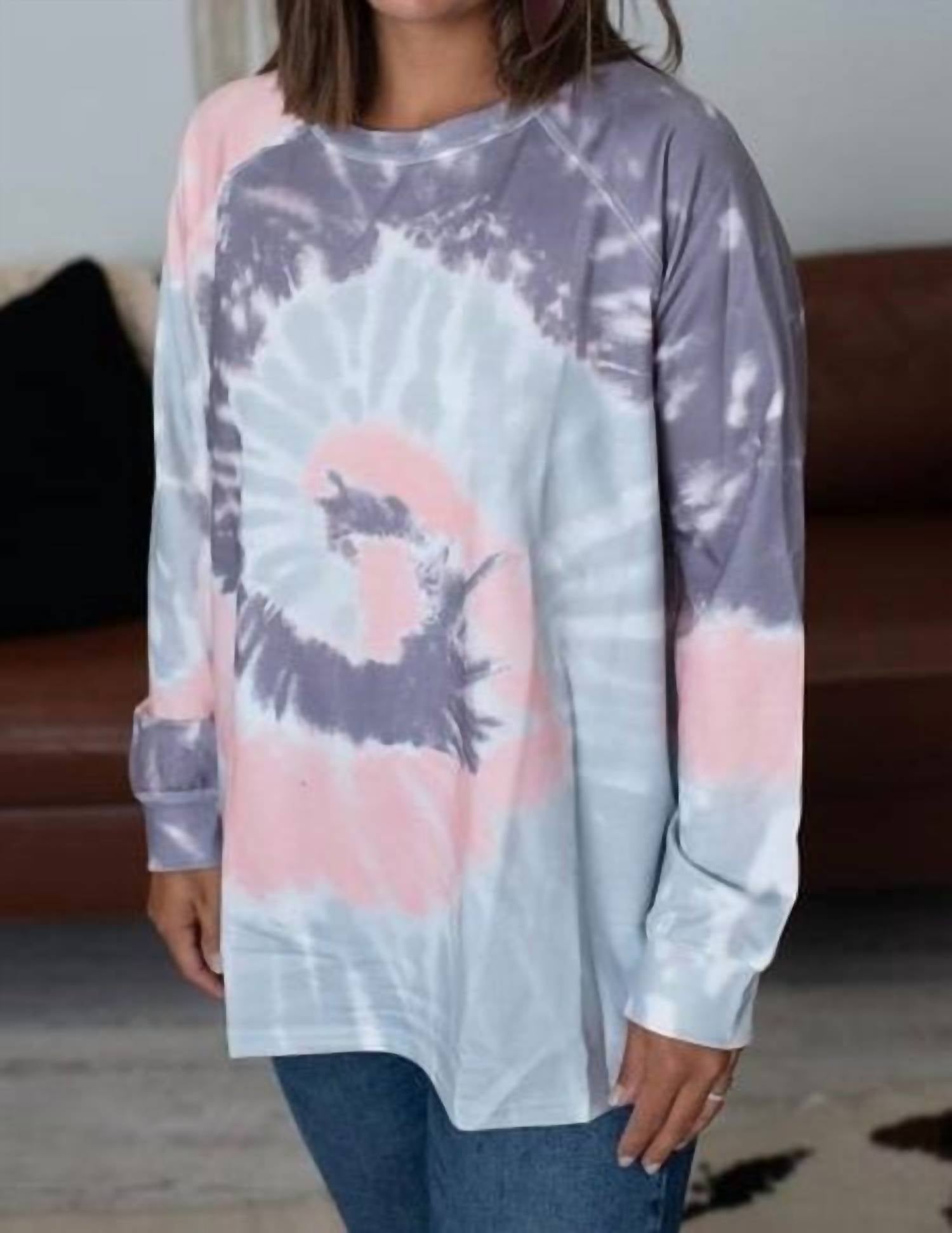 Shirley Stone - Sassy Swirl Tie Dye Tunic
