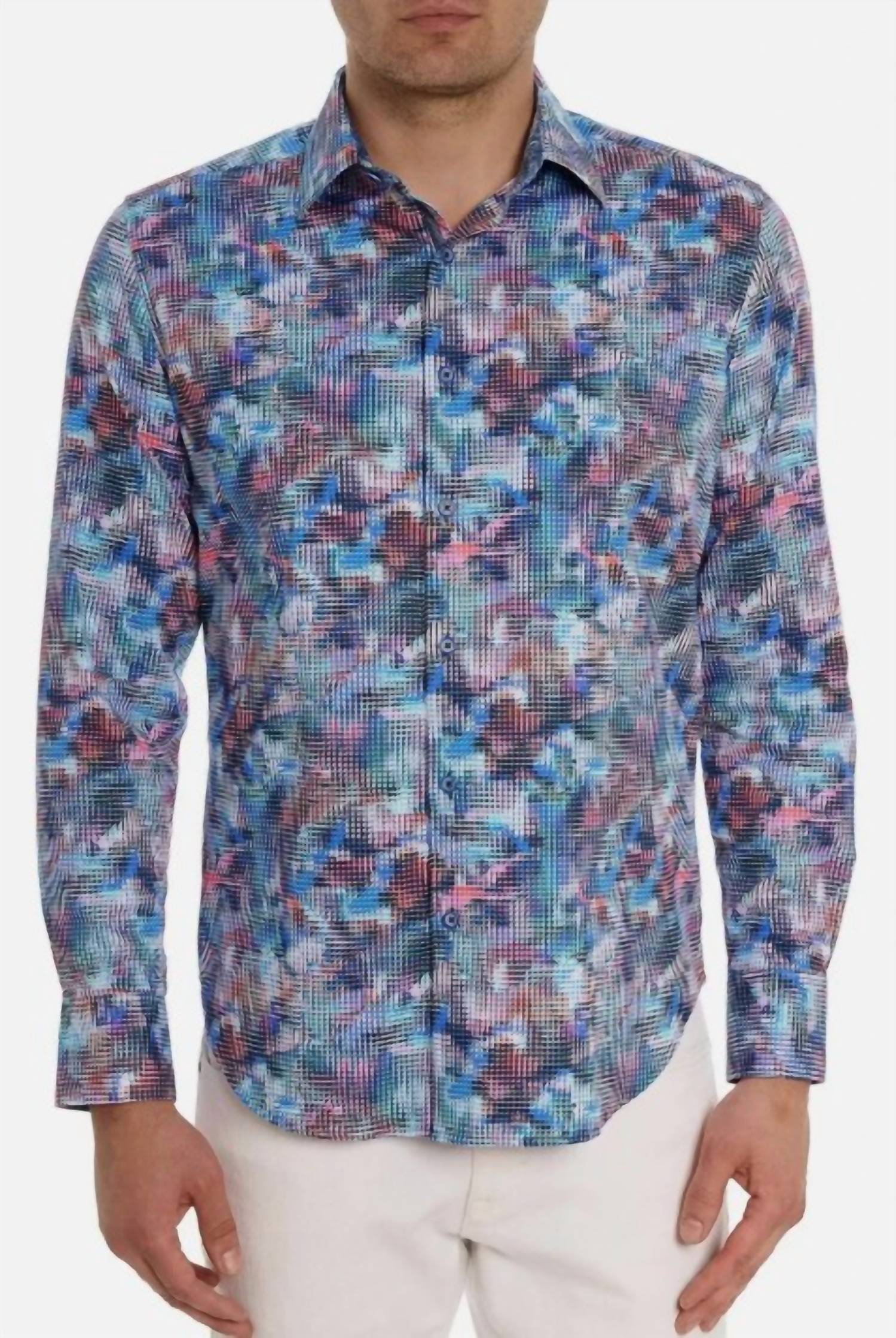 Robert Graham - Outer Banks Printed Long Sleeve Button Front Shirt