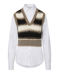 Veronica Beard - Spear Mixed Media Vest