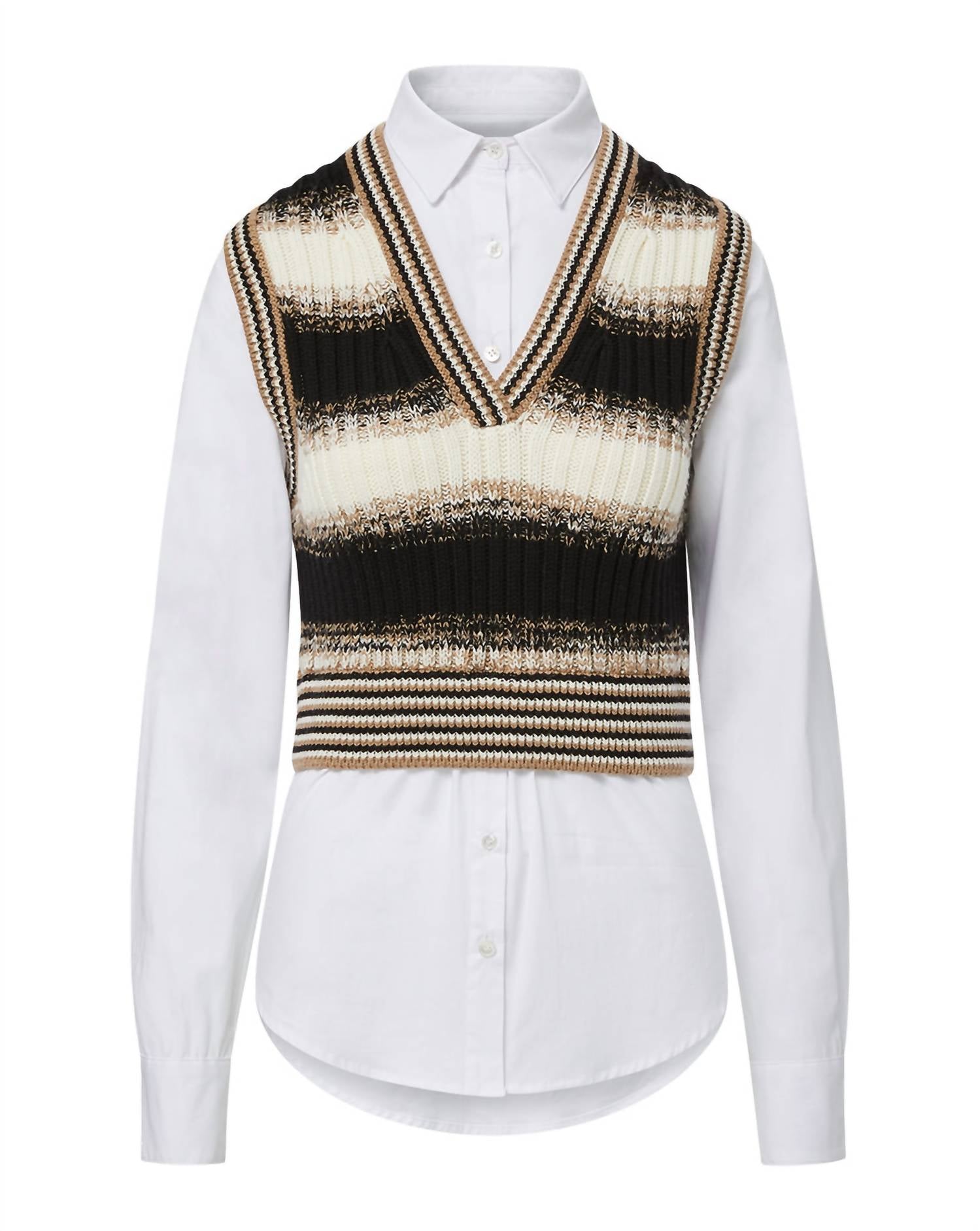 Veronica Beard - Spear Mixed Media Vest