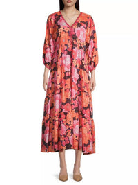 Johnny Was Becca Dolman Tiered Dress in multi - women's dress