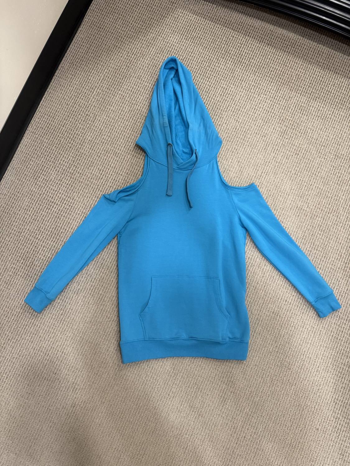 Kickee - Women's Fleece Open Shoulder Sweatshirt