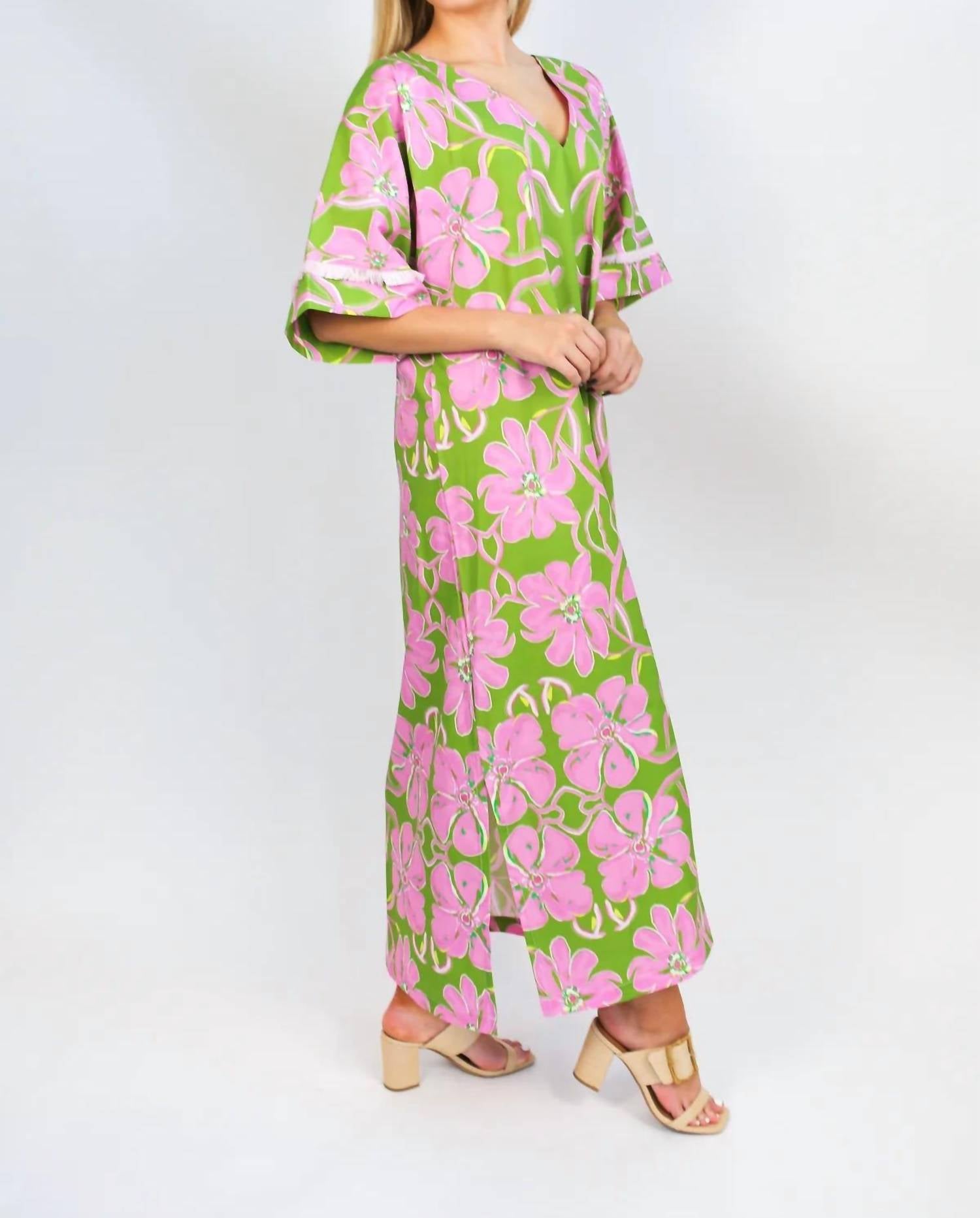 House Of Mbr - Palm House Caftan Dress