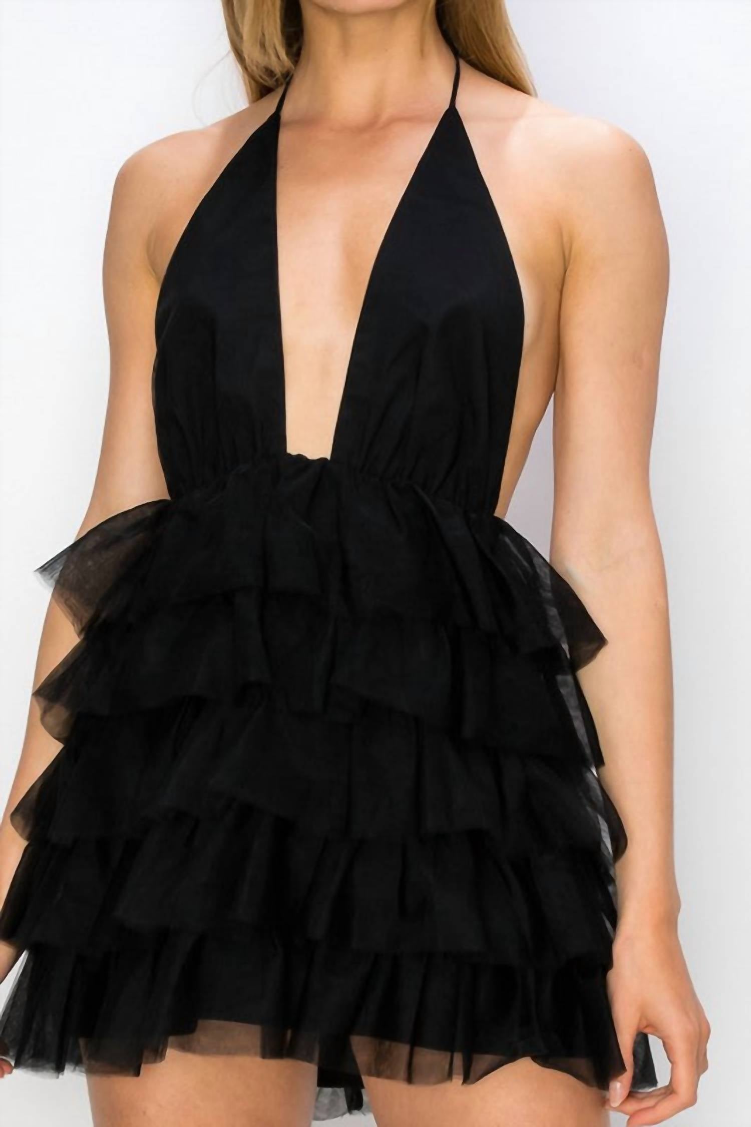The Vintage Shop - Ashley Tiered Ruffle Mini Dress