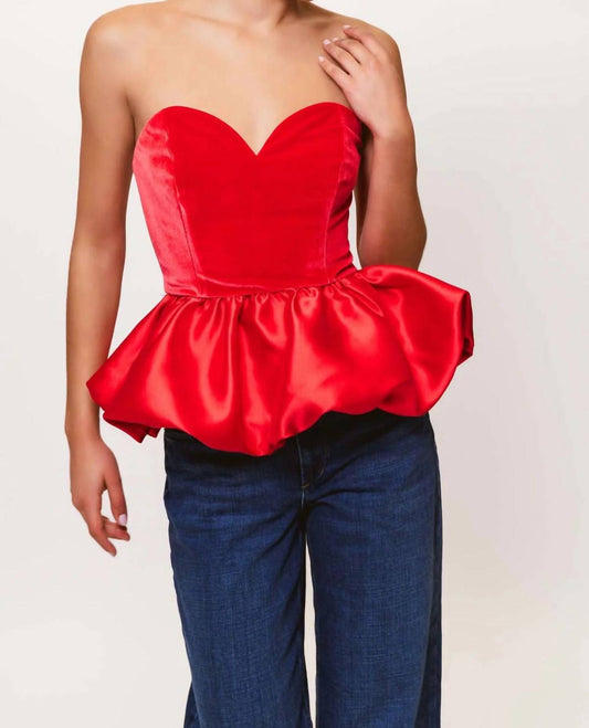 Hutch - Velvet Castan Top