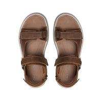 Clarks Men's Saltway Edge Sandal in light tan - men's sandal - detail view
