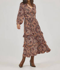 Wrangler - Ruffle Accent Maxi Dress