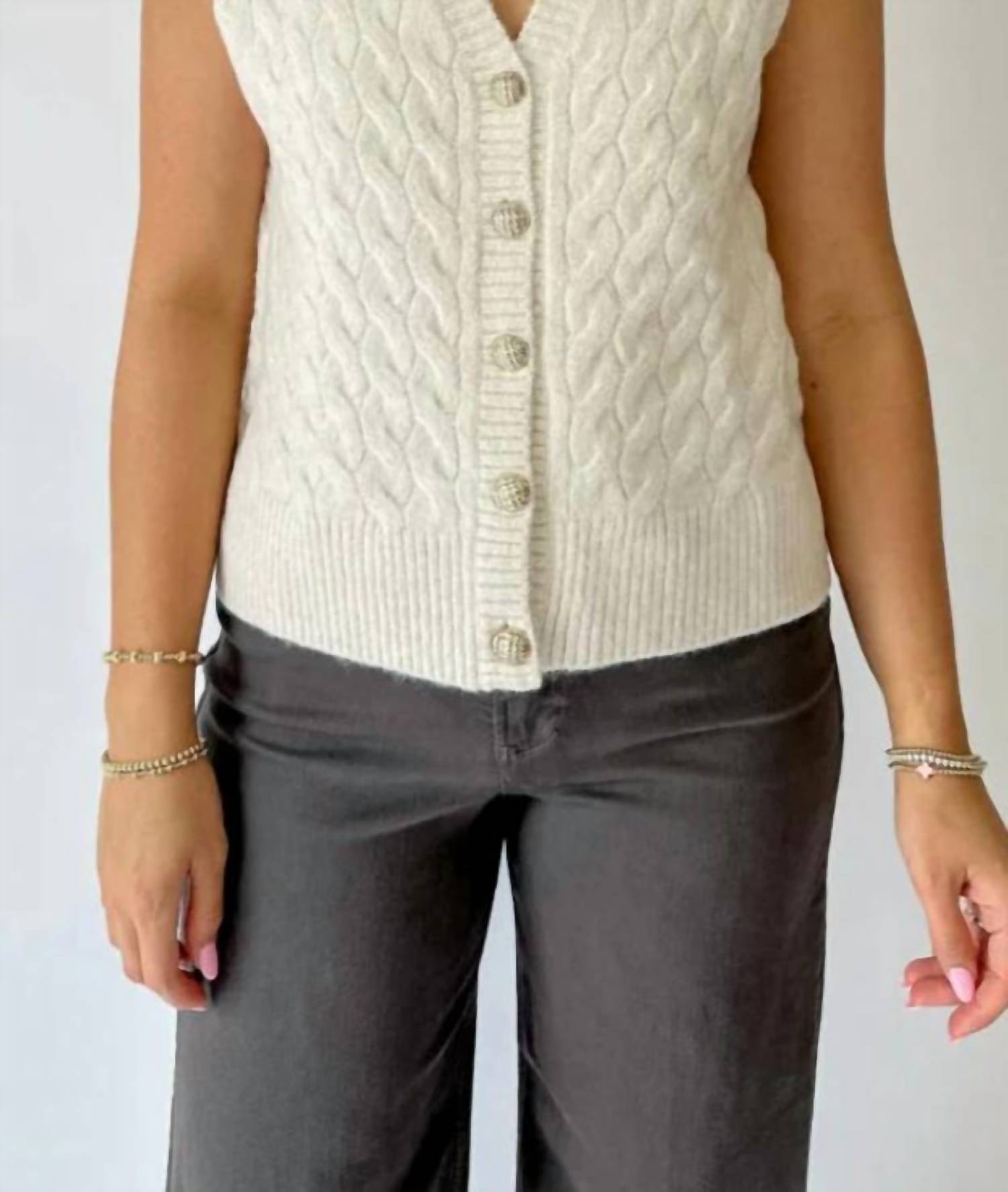 Bishop + Young - Estella Cable Knit Vest