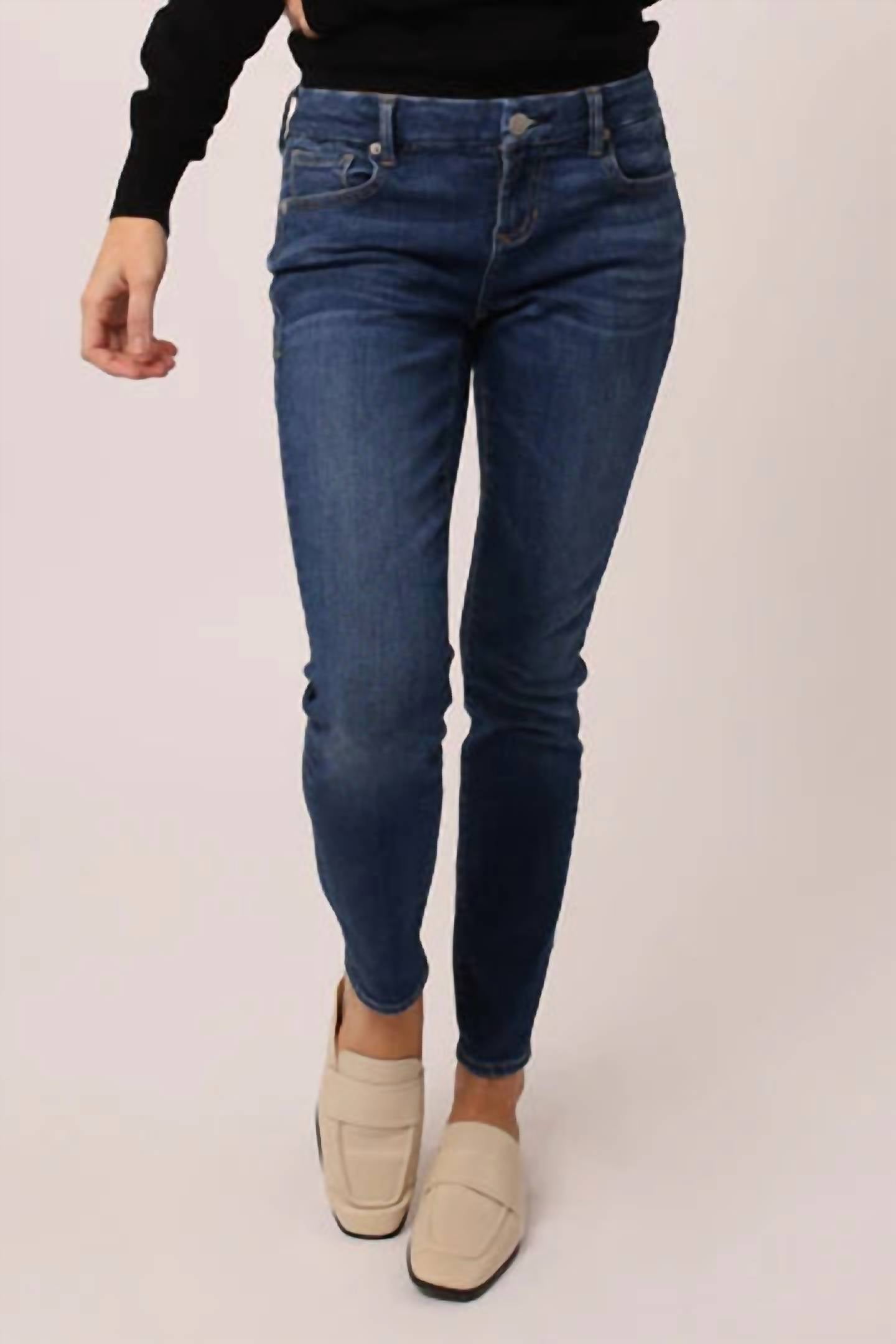 DEAR JOHN DENIM Joyrich Classic Low Rise Skinny Jeans in dark blue - women's jeans