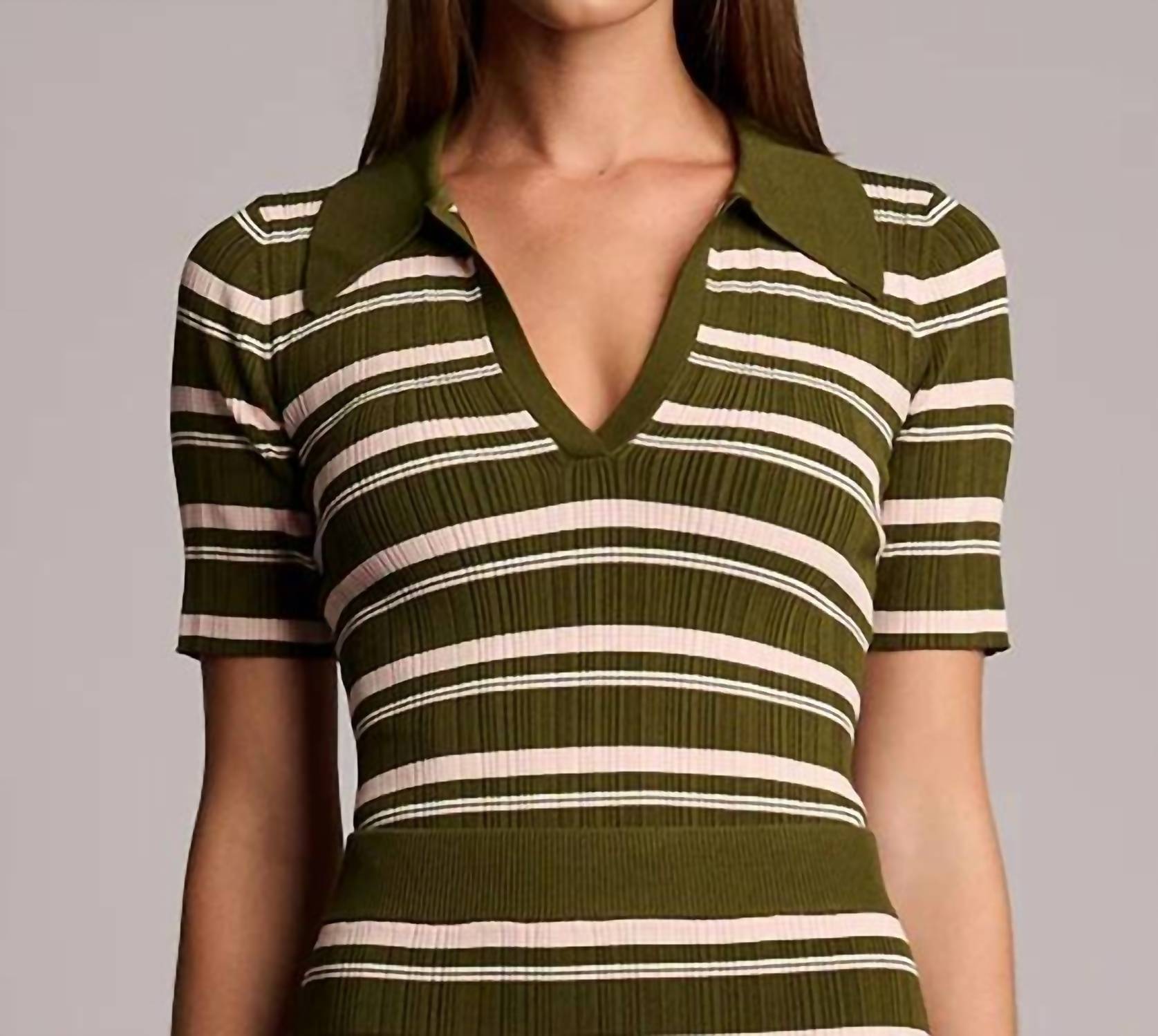 Hevron - Daisy Knit Polo