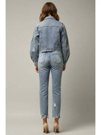 Insane Gene - Puff Sleeve Denim Jacket