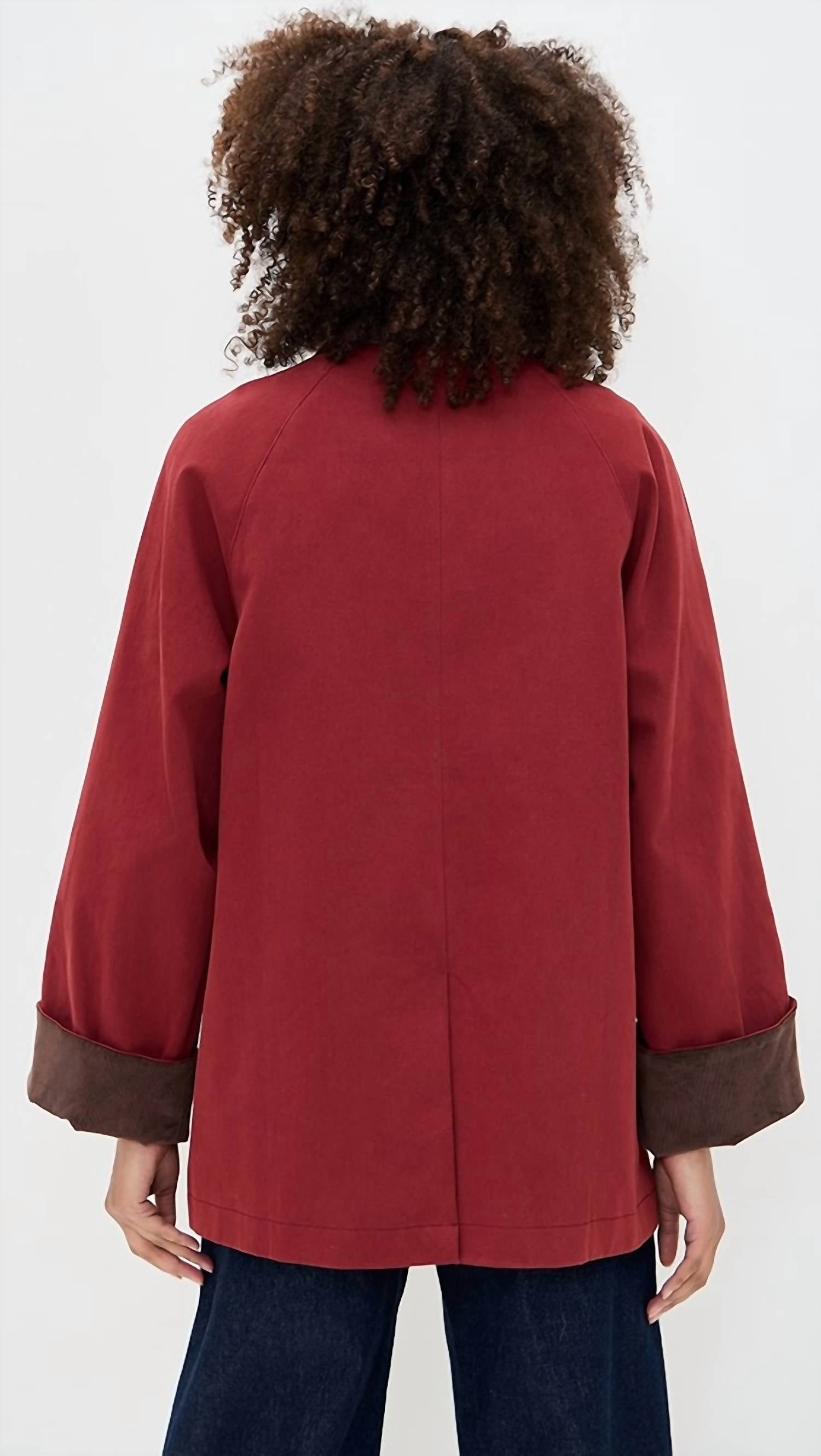 Moon River - Corduroy Detail Barn Jacket