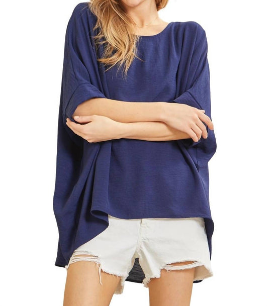 Andree By Unit - Dolman Sleeve Poncho Style Top