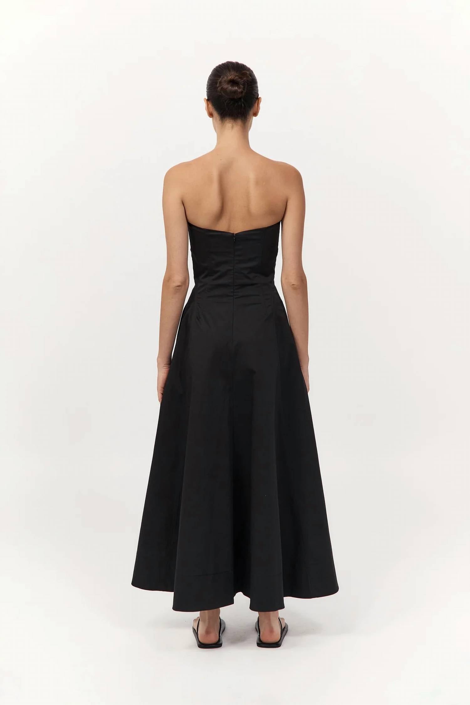 St. Agni - Sculpted Strapless Dress