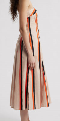 Du Paradis - Amaranth Strapless Midi Dress