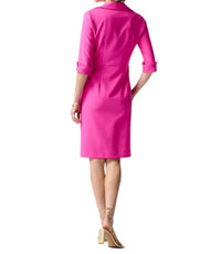 Joseph Ribkoff - VNECK COLLARED DRESS