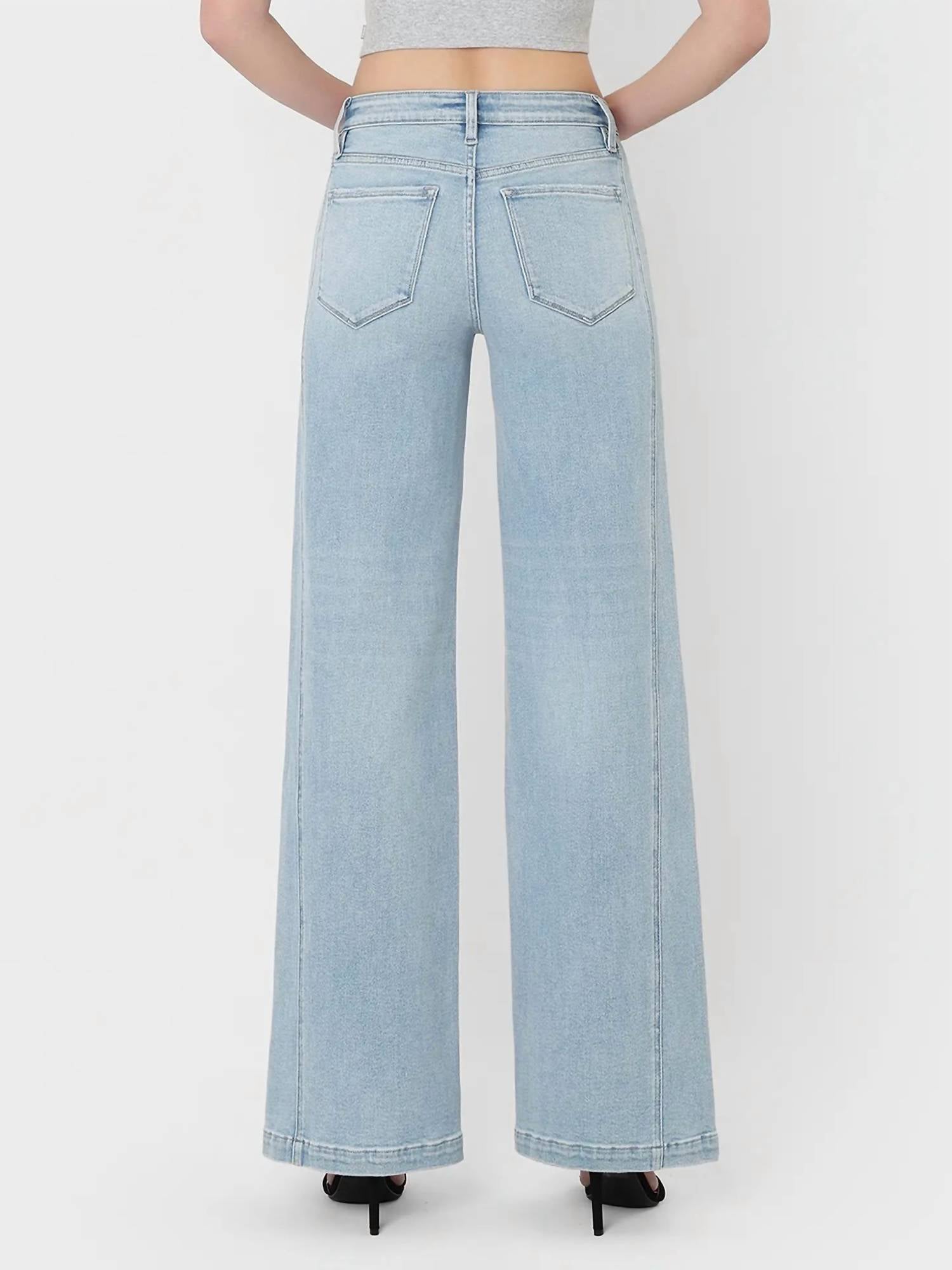 Vervet By Flying Monkey - Panel Wide Leg Jeans