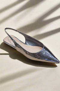 Let'S See Style - Women's Blanche Pointed Toe Slingback Flats