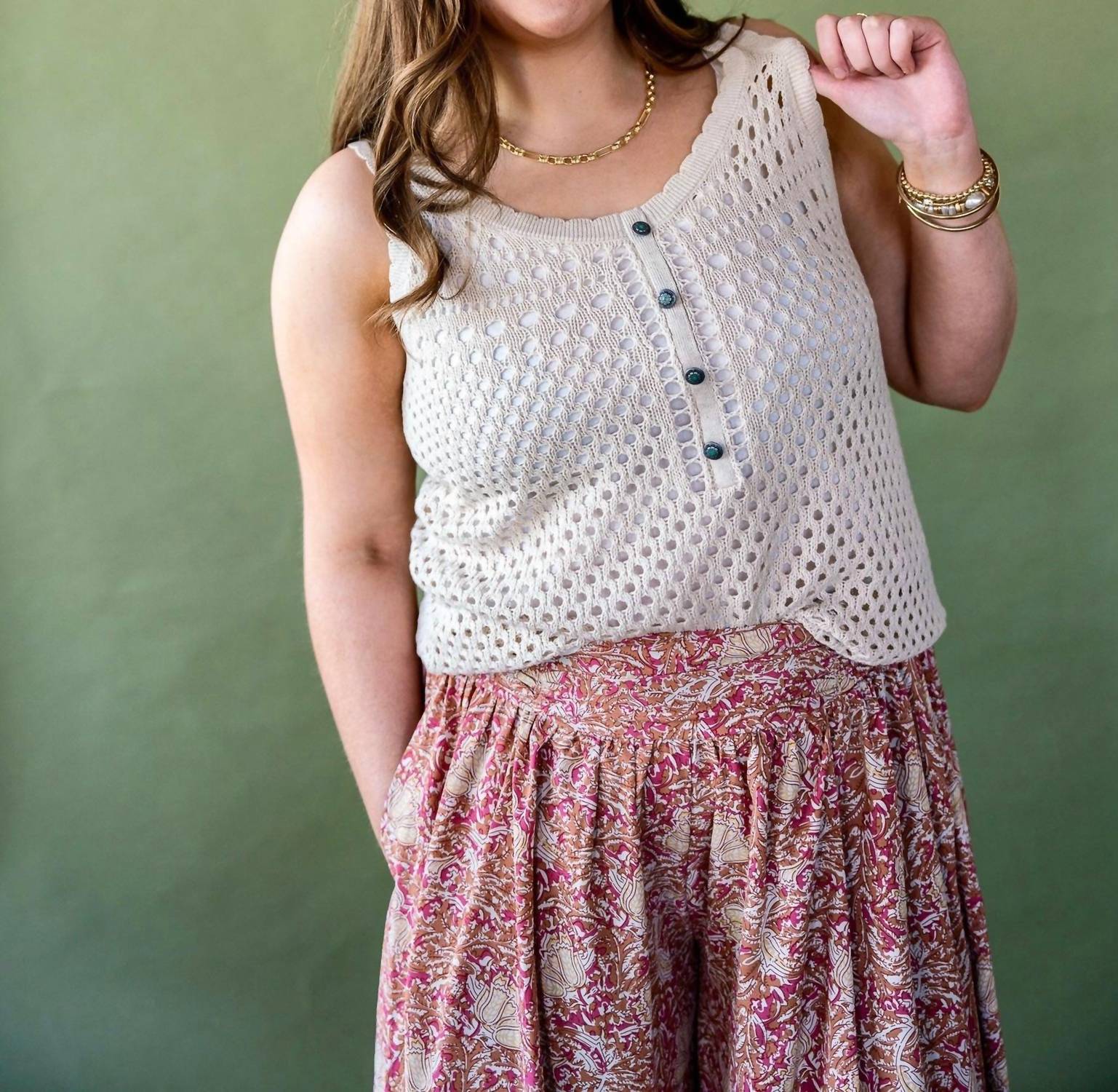 Tasha Polizzi - Crochet Tank Top