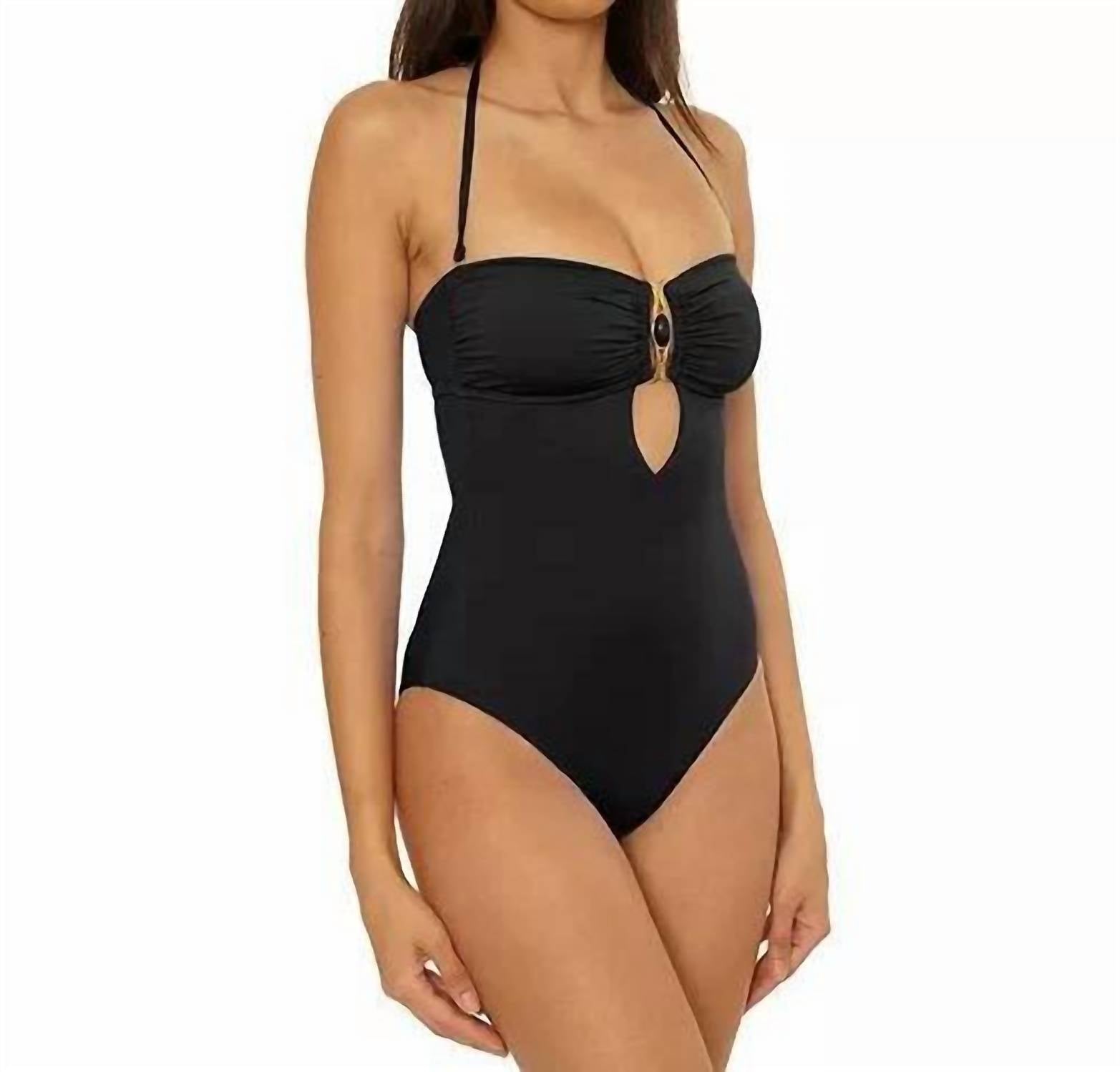Becca By Rebecca Virtue - Rock Buckle One-piece Swimsuit