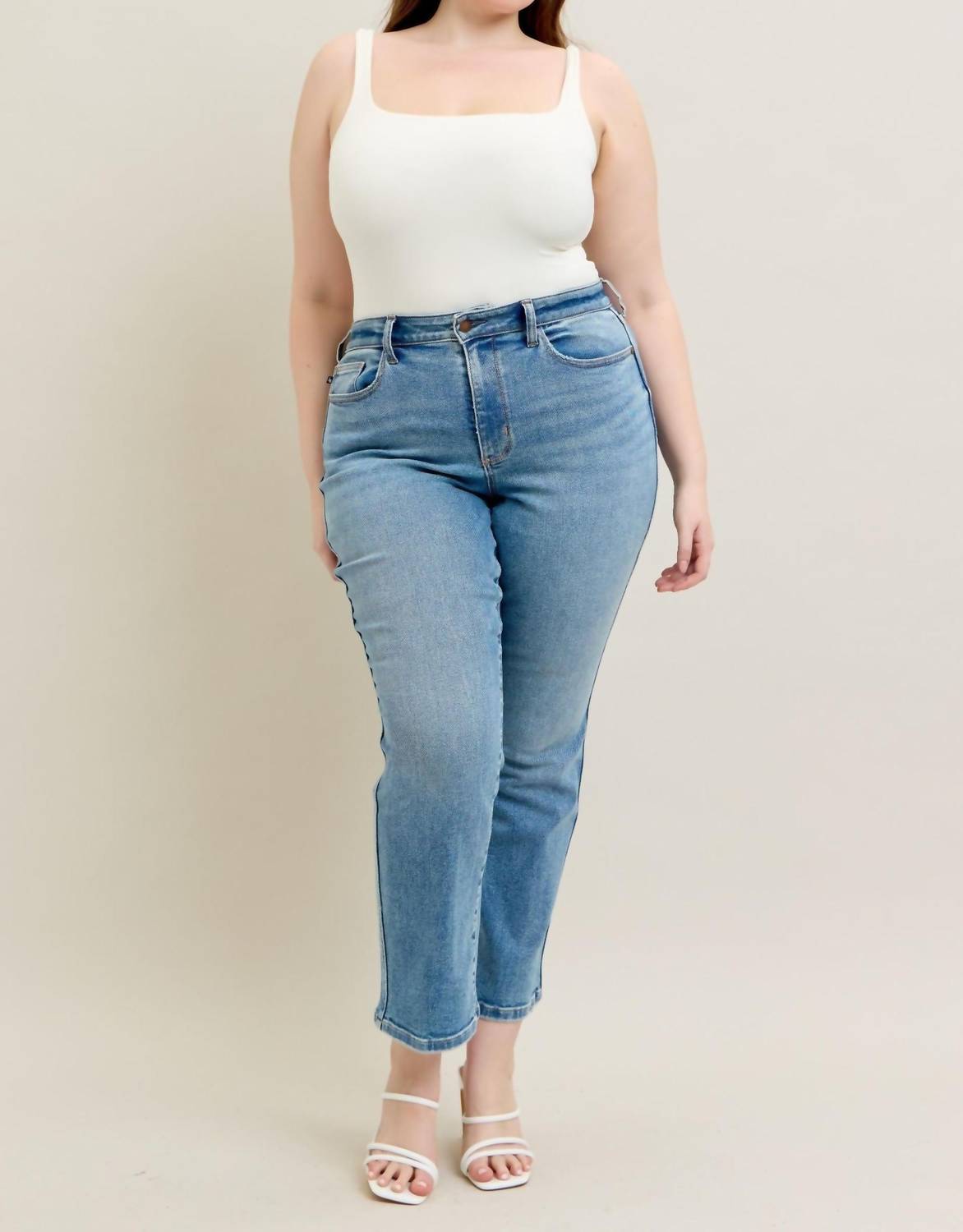 Judy Blue - High Waist Vintage Straight Jeans