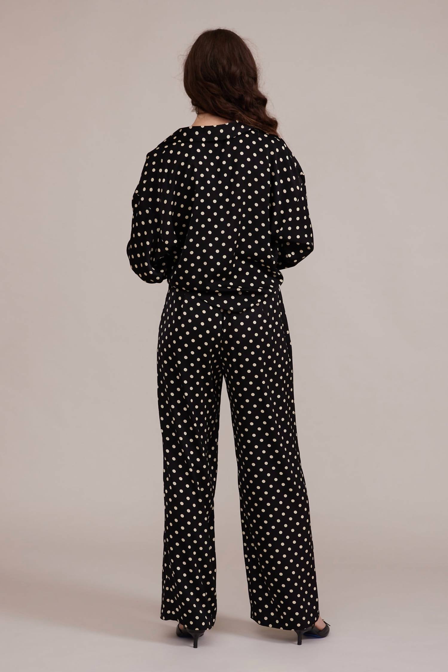 Lucy Paris - Rue Polka Dot Button Down Shirt