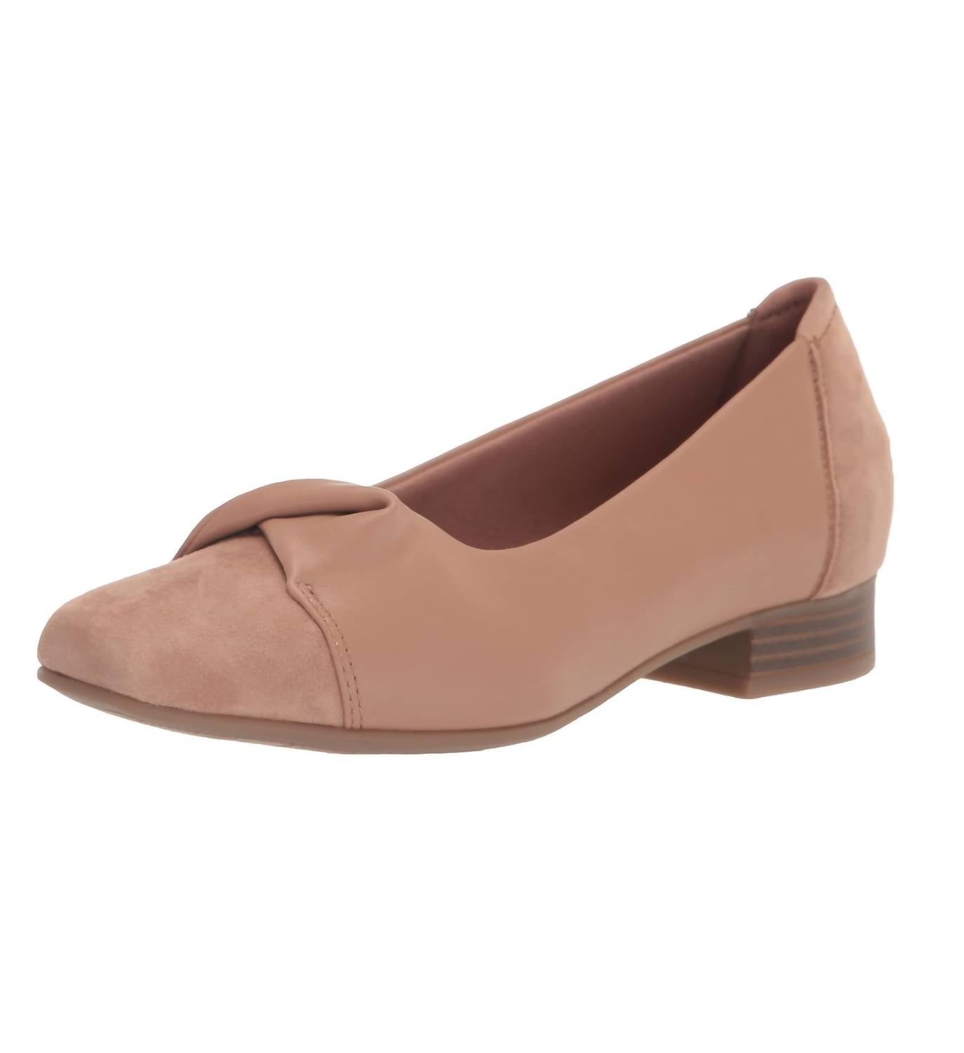 Clarks Women's Tilmont Dalia Ballet Flat in praline combi - women's flats - alternate view