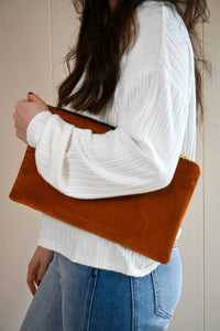 Erin Flett - Women's Velvet Clutch Bag
