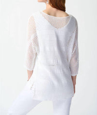 Joseph Ribkoff - Open Knit 3/4 Dolman Sleeve Sweater