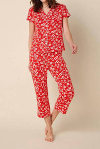 The Cat'S Pajamas - Cece Pima Knit Capri Set