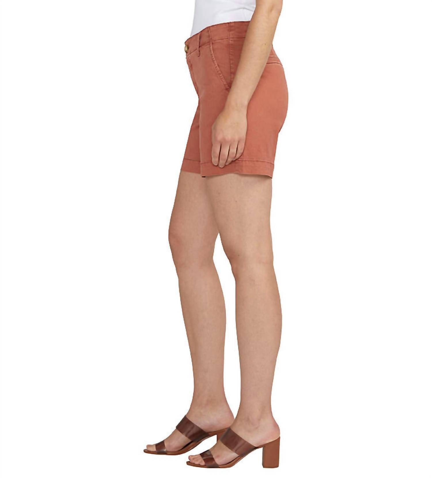 Jag - Fabric Dyed Chino Mid Rise Shorts