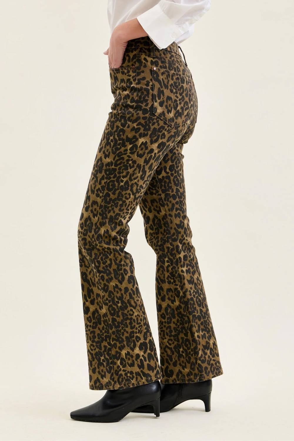 Judy Blue - High Waist Bootcut Print Jeans