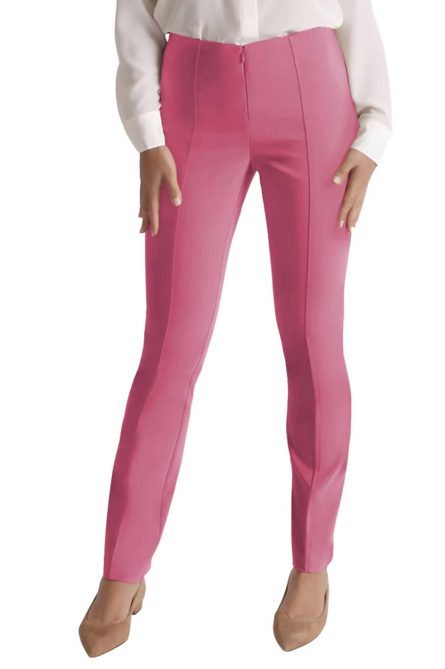 Peace Of Cloth - Mid Waist Solid Twill Pant